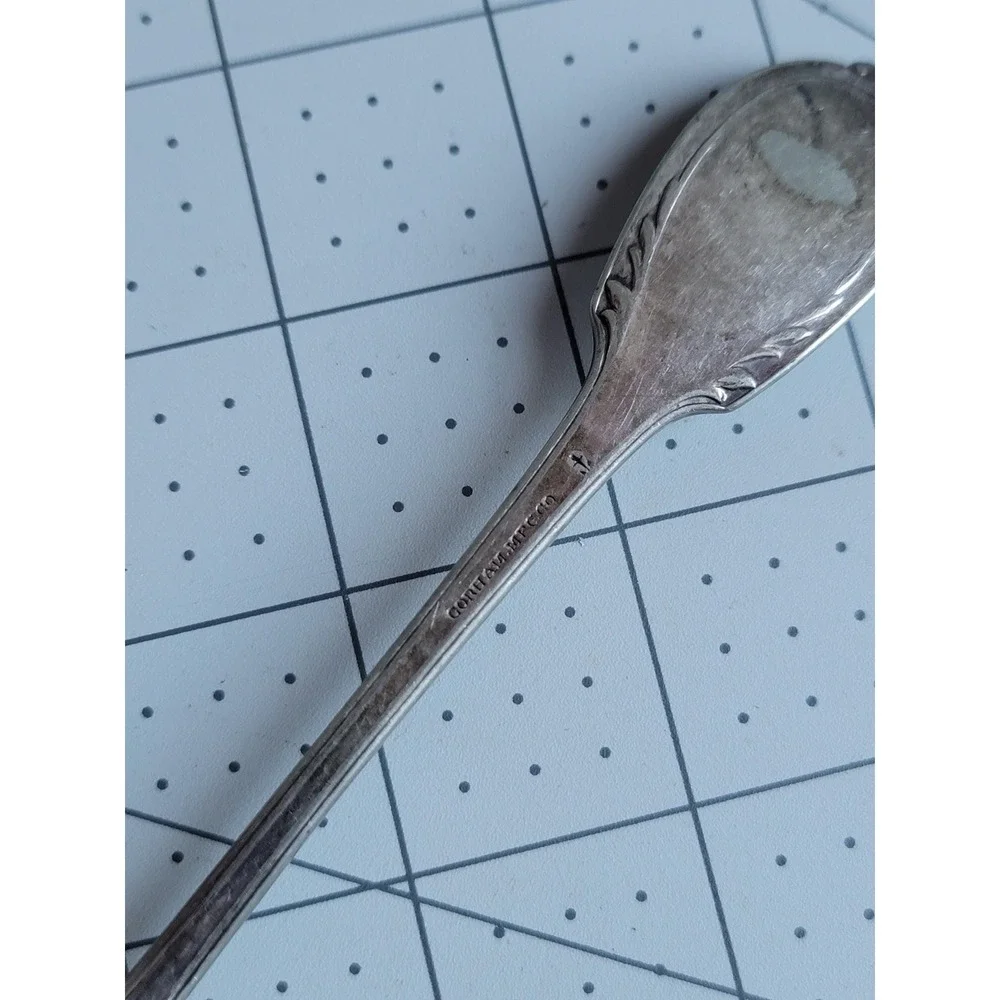 Gorham Co. Large Spoon Roman Collection 1866 With Initial T Silver Plate
